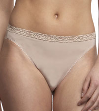 Underneath, Body Doubles Lace Trim French Cut Panties